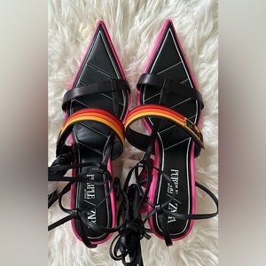 Zara Shoes | Purple Amour | Zara Sandals